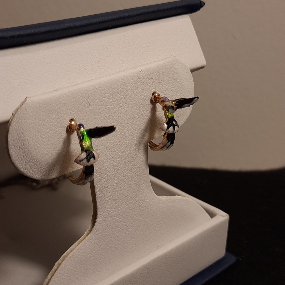 Hummingbird earrings - Picture 3 of 7